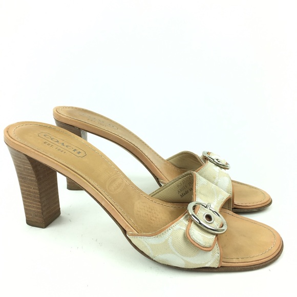 Coach Shoes - Coach Diedre Sz 9.5 Leather Sole Made In Italy